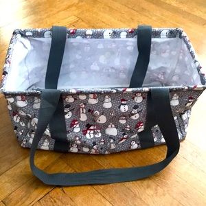 Thirty-One Snowman Tote